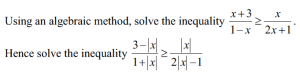 Tuition Singapore A Level Math Tuition - Inequality